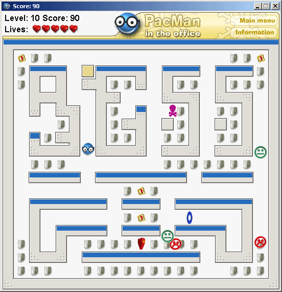 PacMan in the office Screenshot